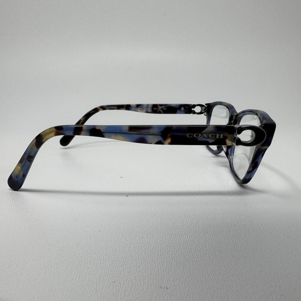 COACH HC6154F 5613 Blue Tortoise Authentic Eyeglass Sunglass Freames 52- 17‑140 - Picture 4 of 13